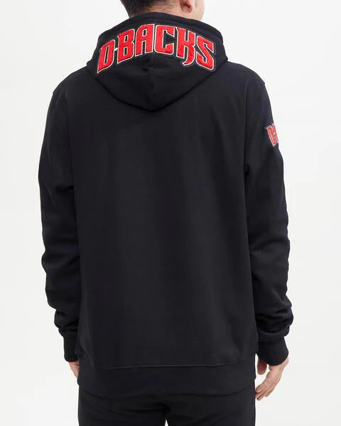 MLB ARIZONA DIAMONDBACKS CLASSIC CHENILLE MEN'S FULL ZIP PULLOVER HOODIE