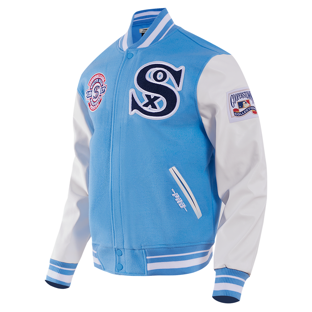 CHICAGO WHITE SOX MEN'S VARSITY JACKET RETRO CLASSICS