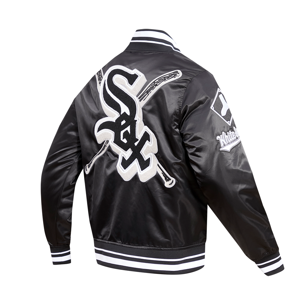 Chicago White Sox Men's Satin Jacket Mash Up