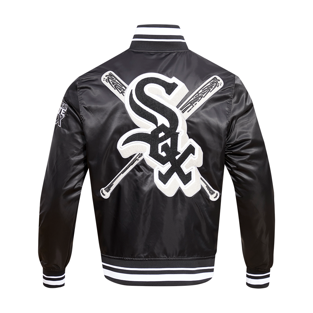 Chicago White Sox Men's Satin Jacket Mash Up