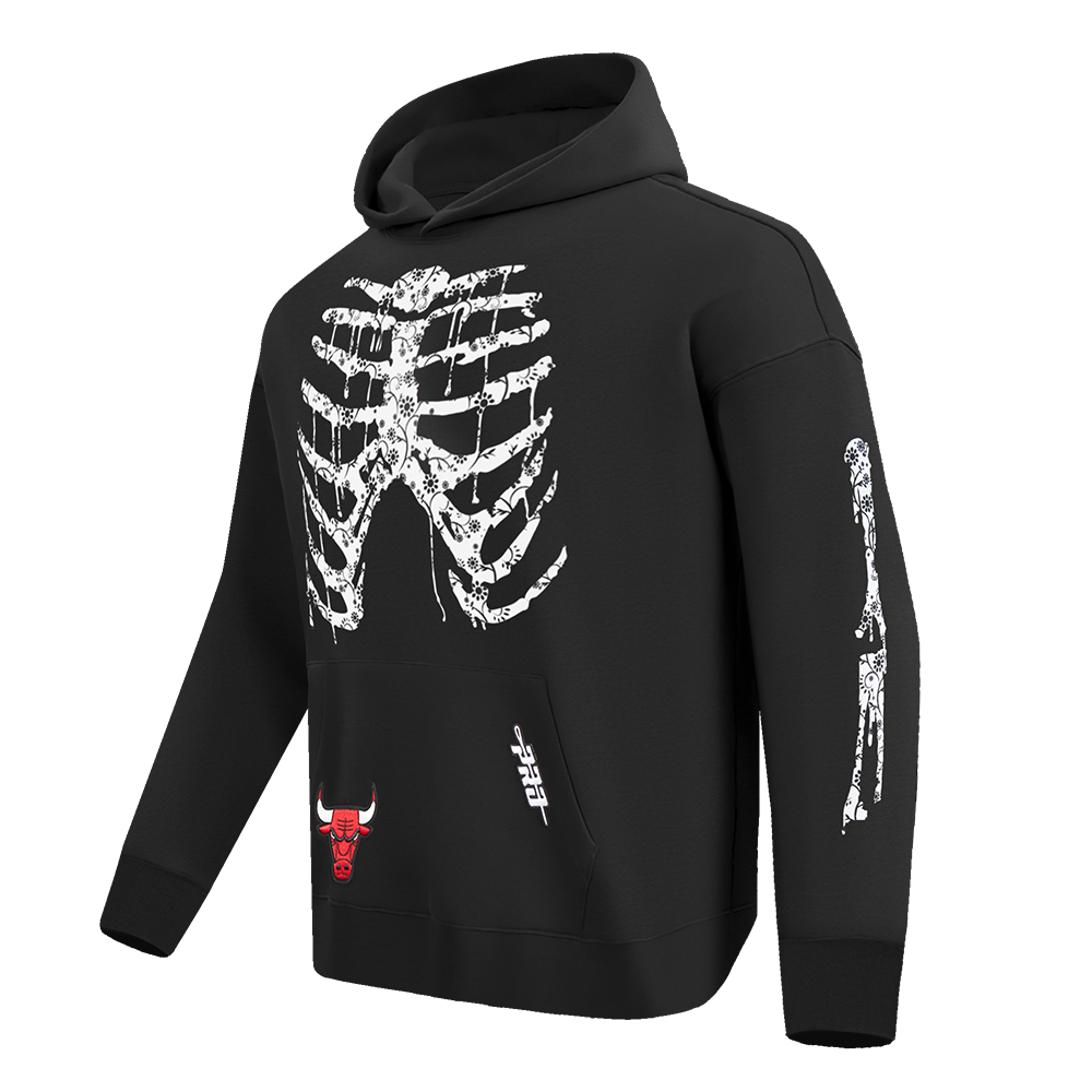 Chicago Bulls Men's Pull Over Hoodie Rib Cage