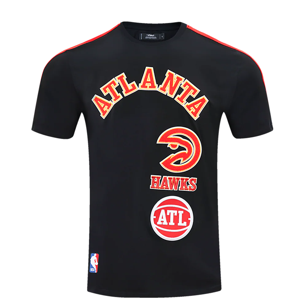 NBA ATLANTA HAWKS RETRO CLASSIC MEN'S STRIPED TEE