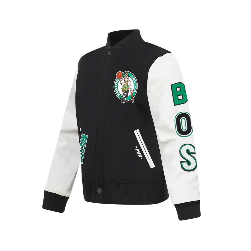 NBA BOSTON CELTICS CLASSIC BIG BOYS WOOL VARSITY JACKET