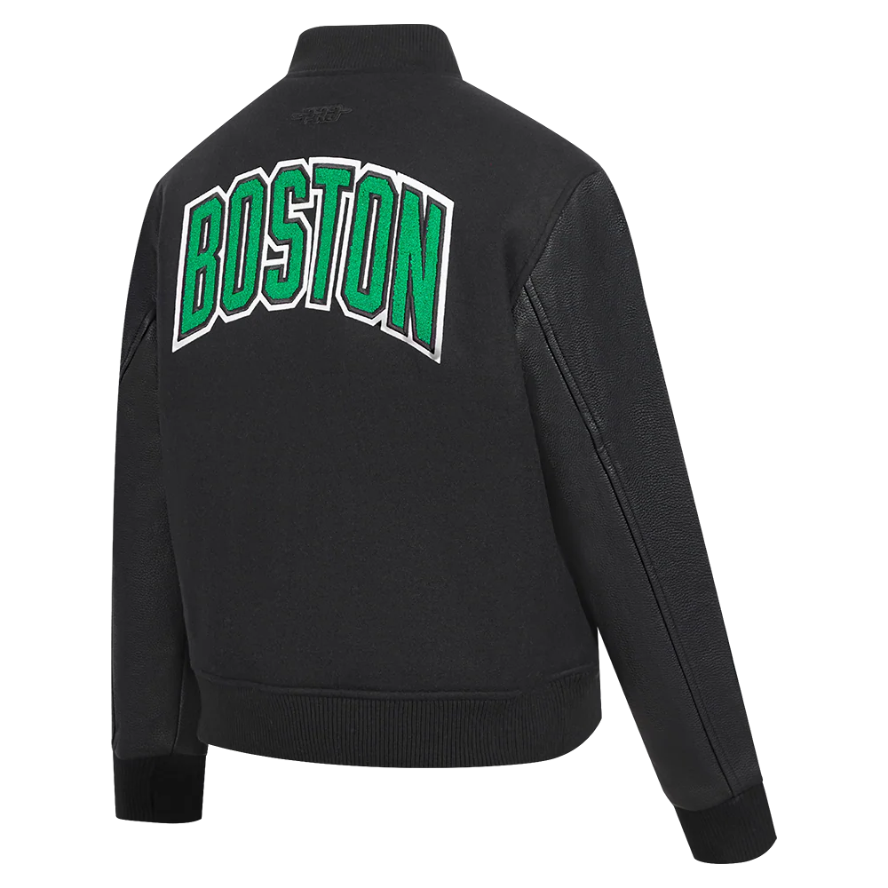 NBA BOSTON CELTICS CLASSIC WOOL WOMEN'S VARSITY JACKET