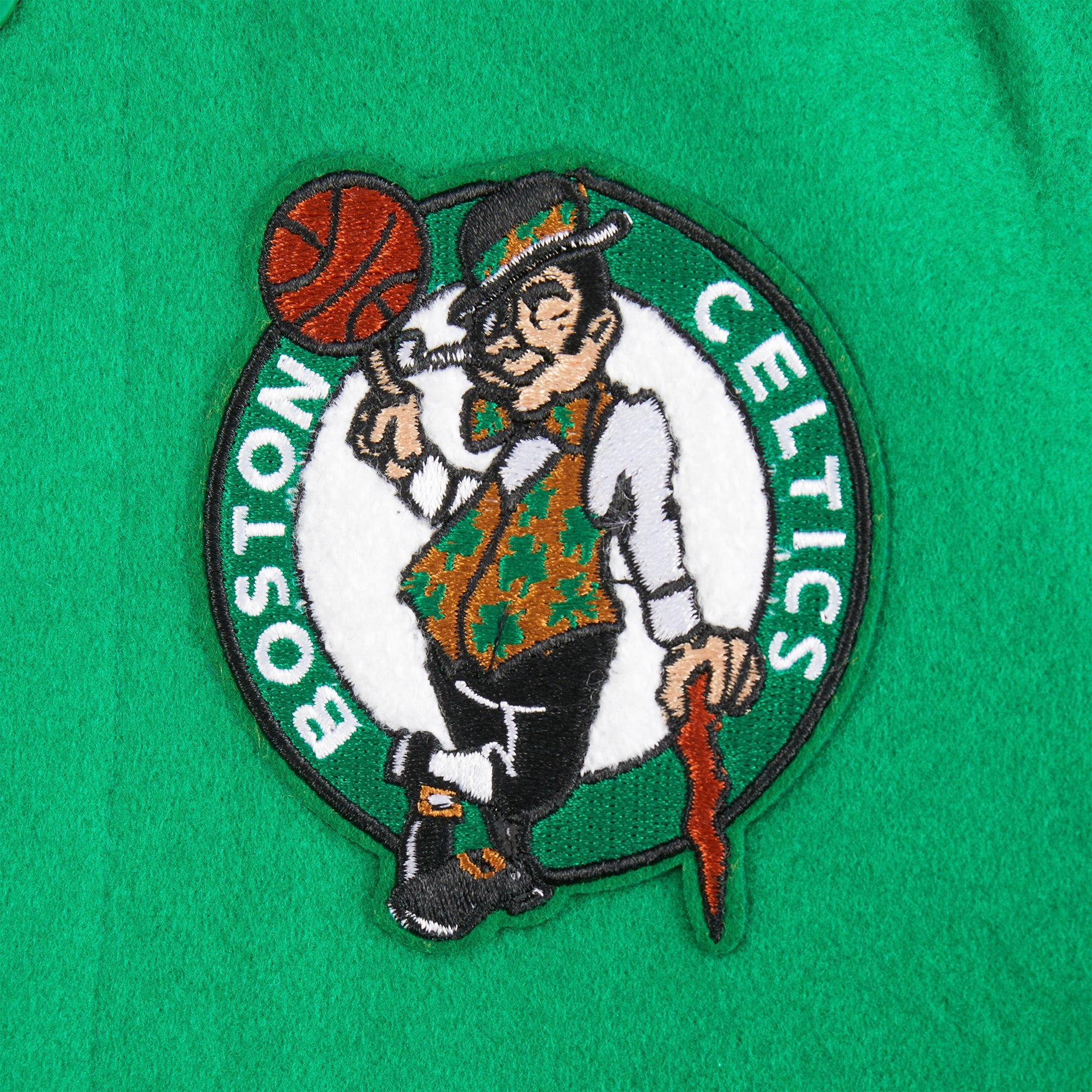 NBA BOSTON CELTICS RETRO CLASSIC TODDLER BOYS RIB WOOL VARSITY JACKET