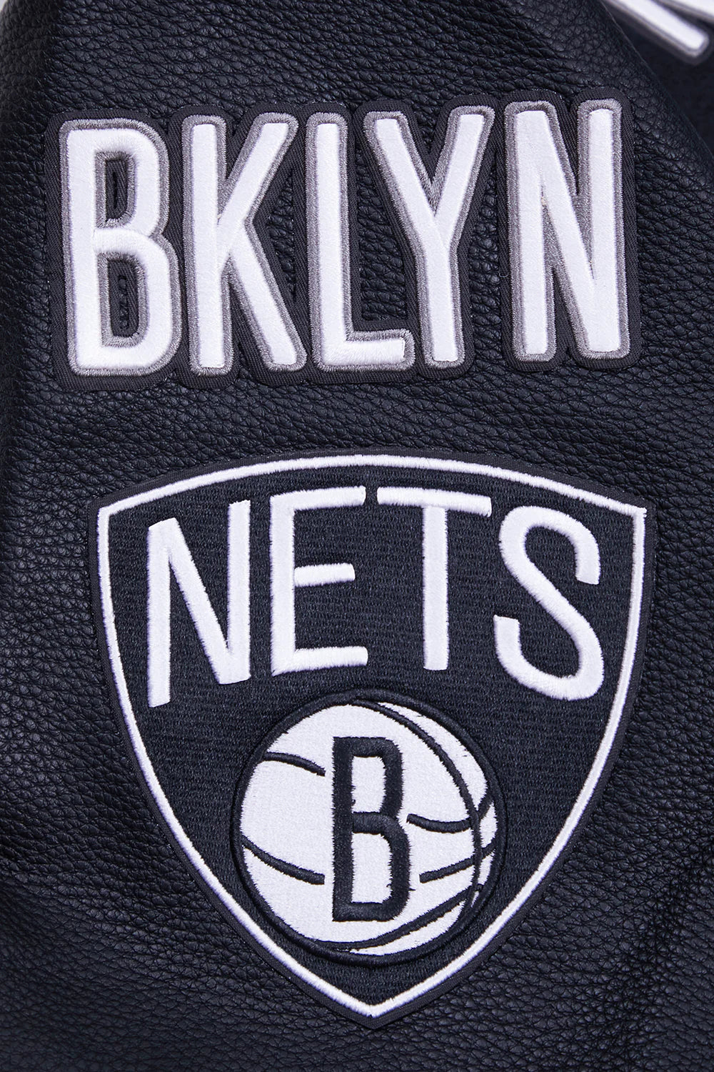 NBA BROOKLYN NETS RETRO CLASSIC MEN'S RIB WOOL VARSITY JACKET