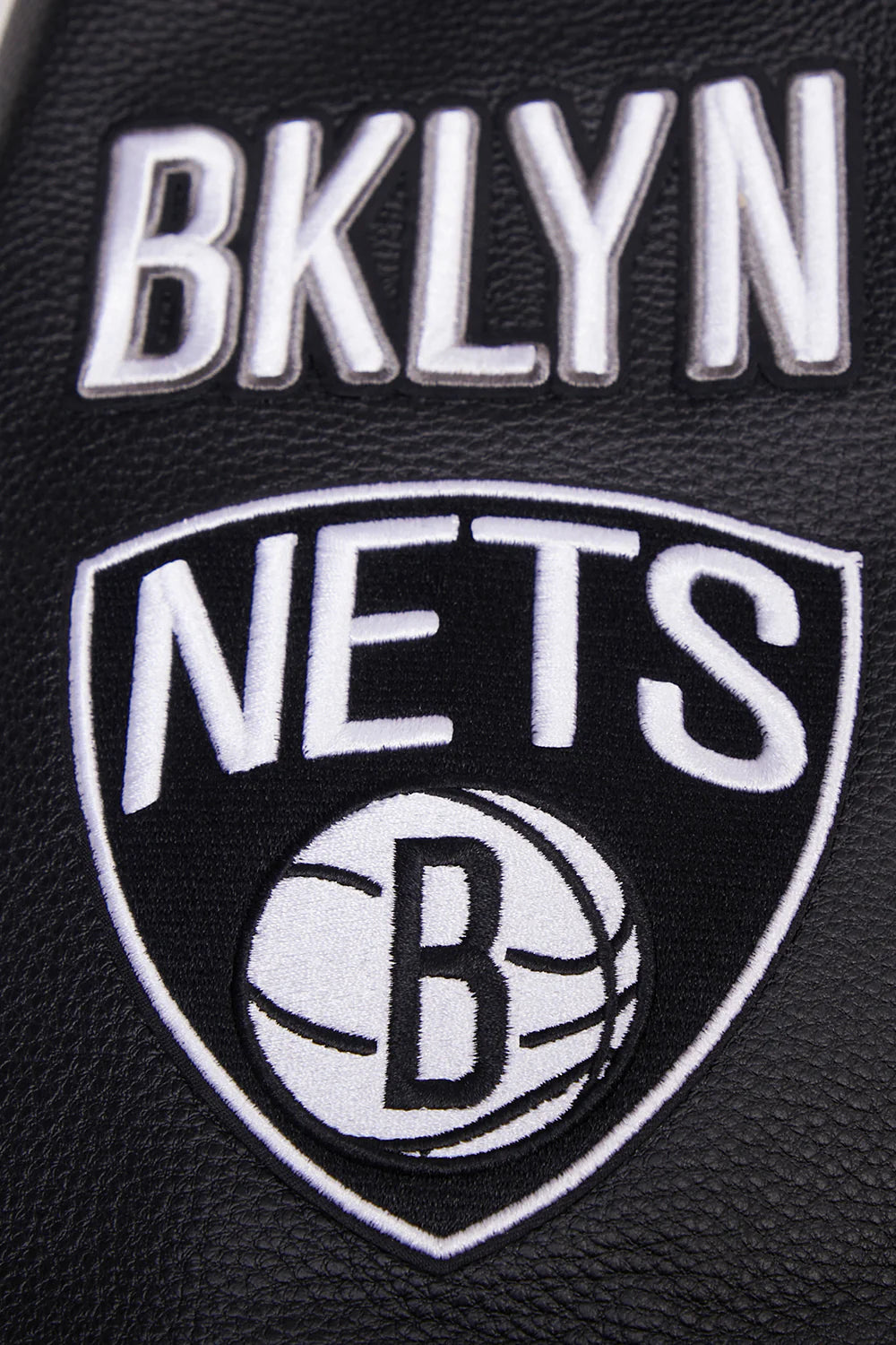 NBA BROOKLYN NETS RETRO CLASSIC MEN'S RIB WOOL VARSITY JACKET