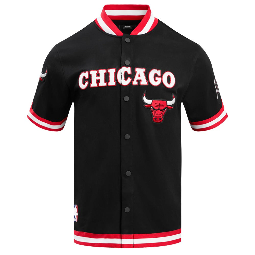 CHICAGO BULLS MEN'S BUTTON DOWN CLASSIC CHENILLE