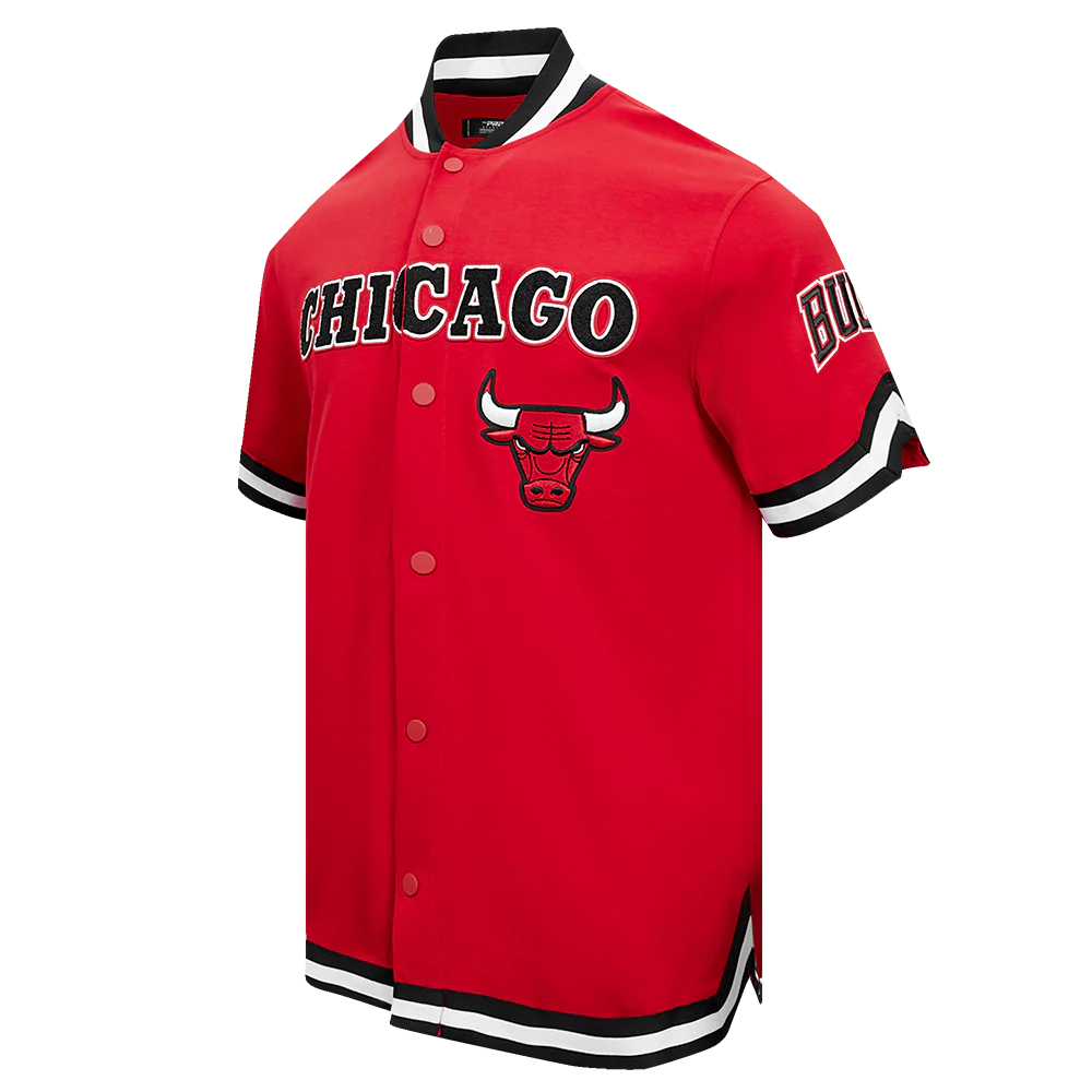 NBA CHICAGO BULLS CLASSIC MEN'S PRO SS DOUBLE KNIT JACKET