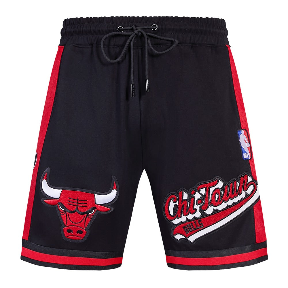 Chicago Bulls Athletic Script Tail Shorts