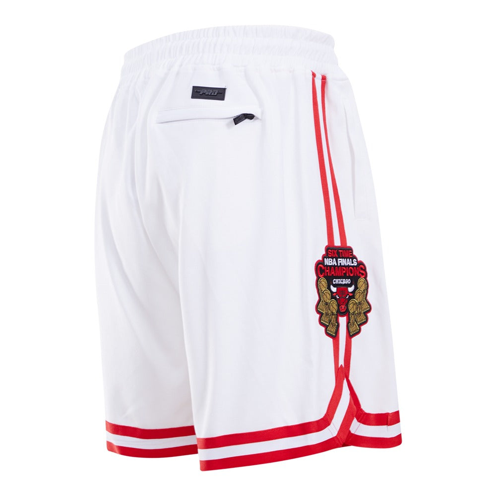 CHICAGO BULLS MEN'S ATHLETIC SHORT CLASSIC CHENILLE