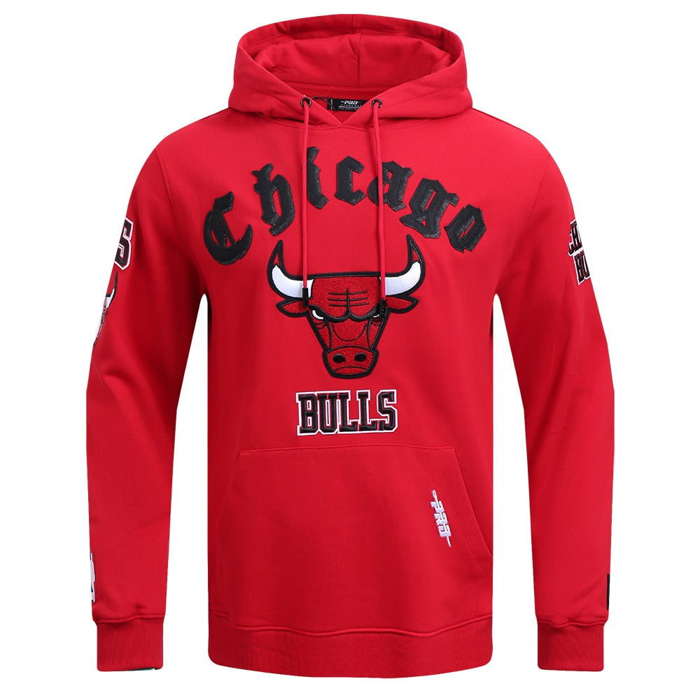 CHICAGO BULLS OLD ENGLISH PO HOODIE