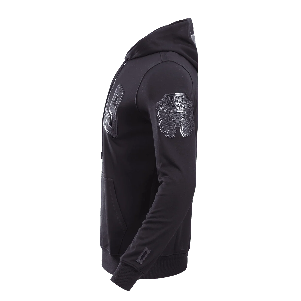 NBA CHICAGO BULLS TRIPLE BLACK LOGO HOODIE TP