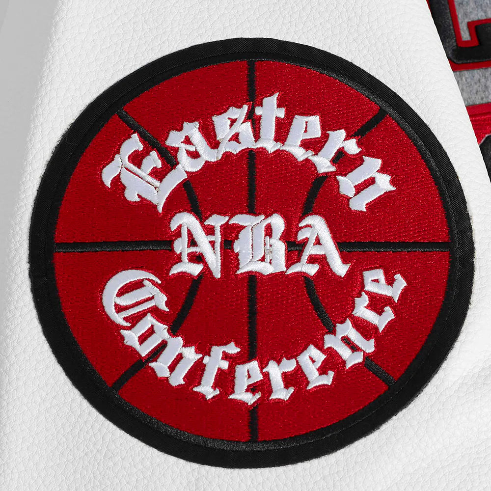 NBA CHICAGO BULLS AREA CODE MEN'S RIB WOOL VARSITY JACKET