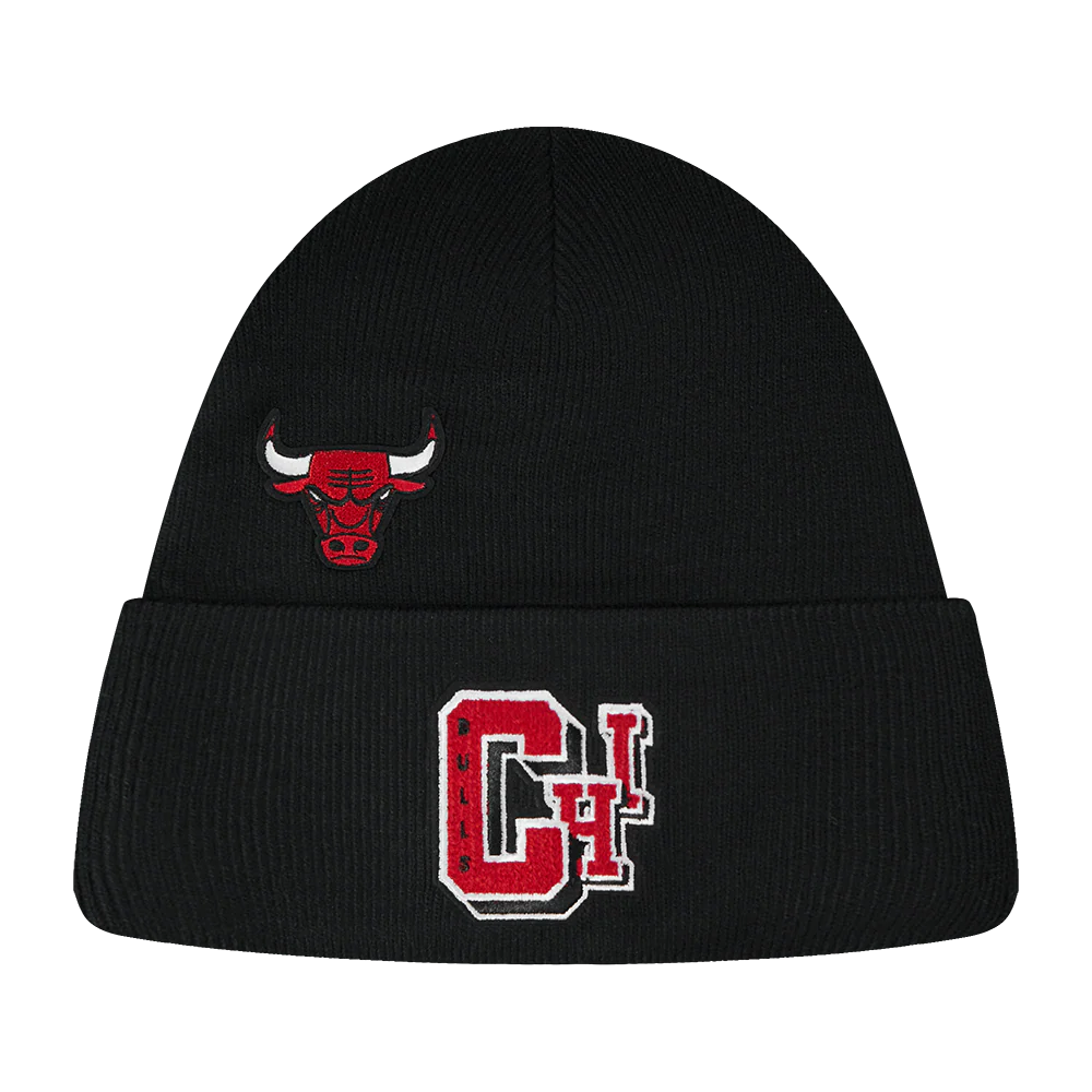 NBA CHICAGO BULLS BEST OF UNLINED PRO BEANIE CUFFED