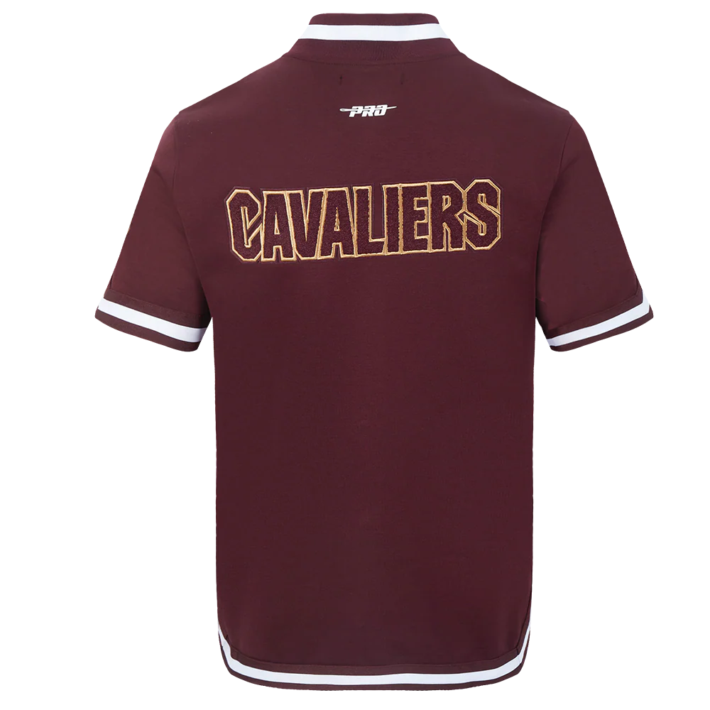 NBA CLEVELAND CAVALIERS CLASSIC MEN'S PRO SS DOUBLE KNIT JACKET