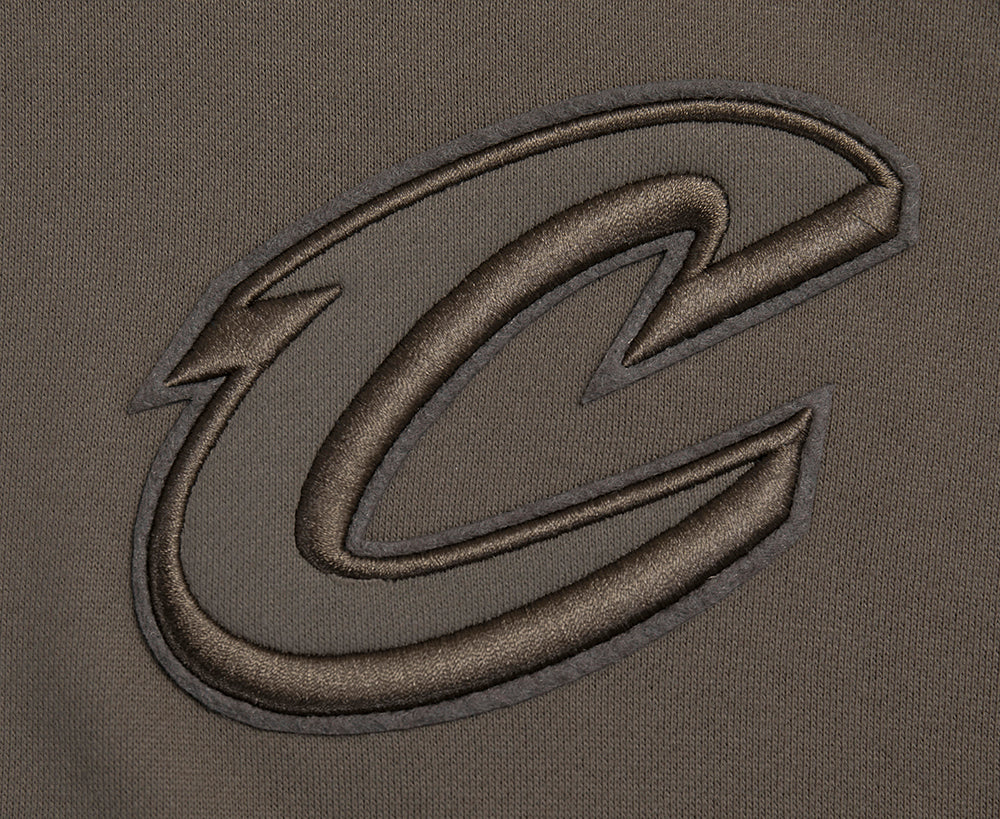 NBA CLEVELAND CAVALIERS NEUTRAL DROP SHOULDER MEN'S PULLOVER HOODIE
