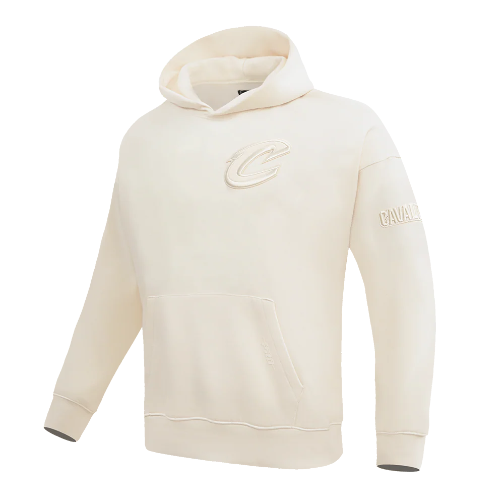 NBA CLEVELAND CAVALIERS NEUTRAL DROP SHOULDER MEN'S PULLOVER HOODIE