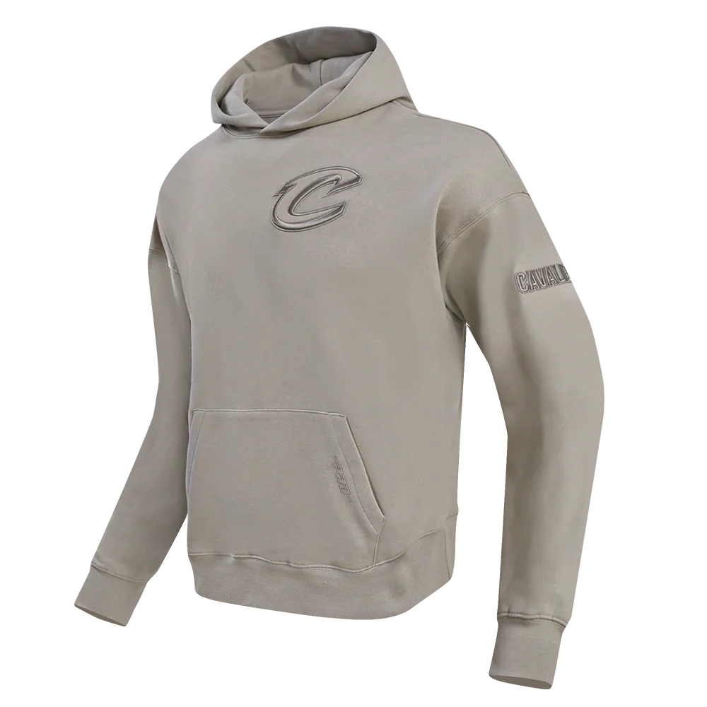 NBA CLEVELAND CAVALIERS NEUTRAL DROP SHOULDER MEN'S PULLOVER HOODIE