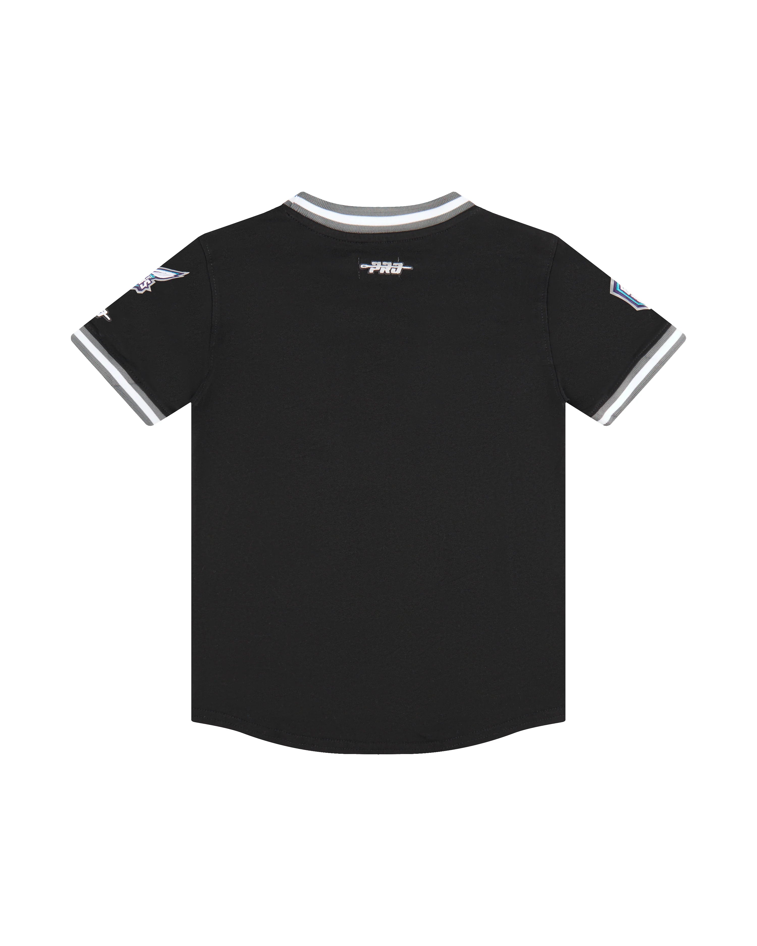 NBA CHARLOTTE HORNETS CLASSIC LITTLE BOYS SHORT SLEEVE STRIPED RIB TEE