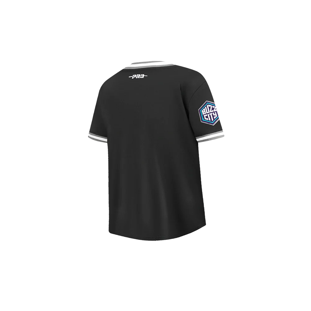 NBA CHARLOTTE HORNETS CLASSIC TODDLER BOYS SHORT SLEEVE STRIPED RIB TEE