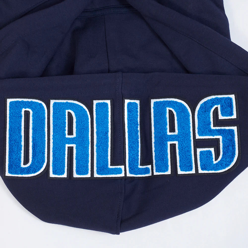 NBA DALLAS MAVERICKS CLASSIC CHENILLE MEN'S PULLOVER HOODIE