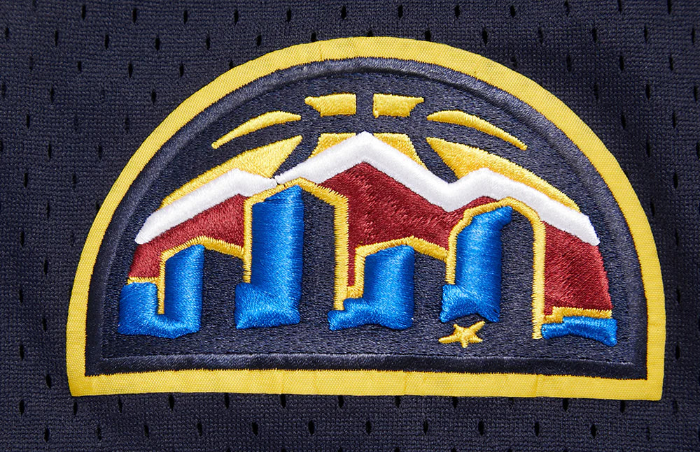 NBA DENVER NUGGETS CLASSIC MEN'S MESH BUTTON DOWN JERSEY