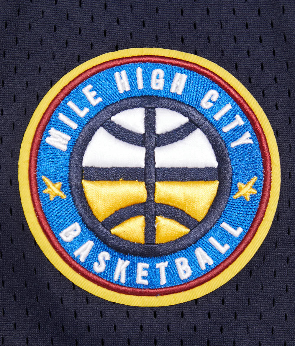 NBA DENVER NUGGETS CLASSIC MEN'S MESH BUTTON DOWN JERSEY