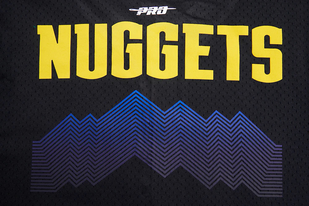 NBA DENVER NUGGETS MEN'S CHEST MILE HIGH MESH BUTTON DOWN SHIRT