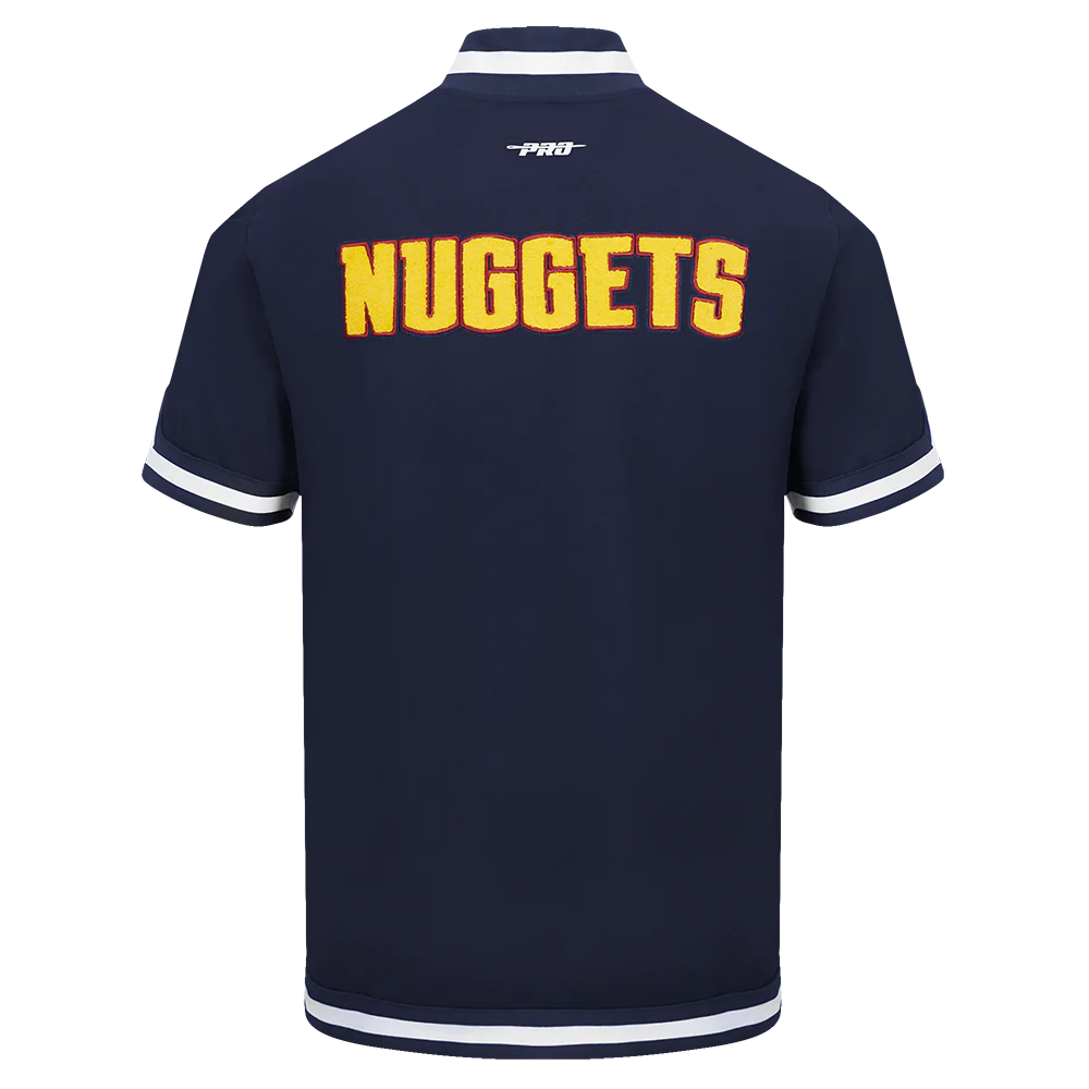 NBA DENVER NUGGETS NIKOLA JOKIC #15 CLASSIC MEN'S PRO SS DOUBLE KNIT JACKET