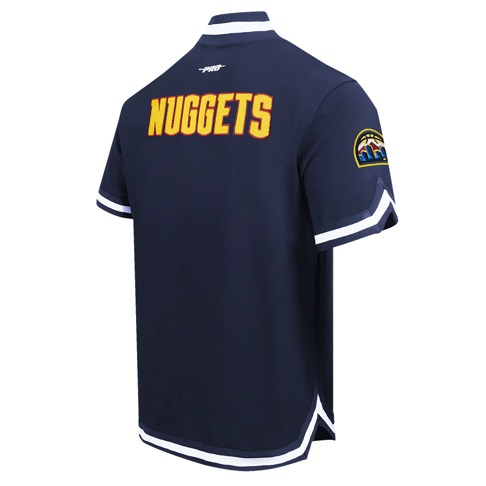 NBA DENVER NUGGETS NIKOLA JOKIC #15 CLASSIC MEN'S PRO SS DOUBLE KNIT JACKET