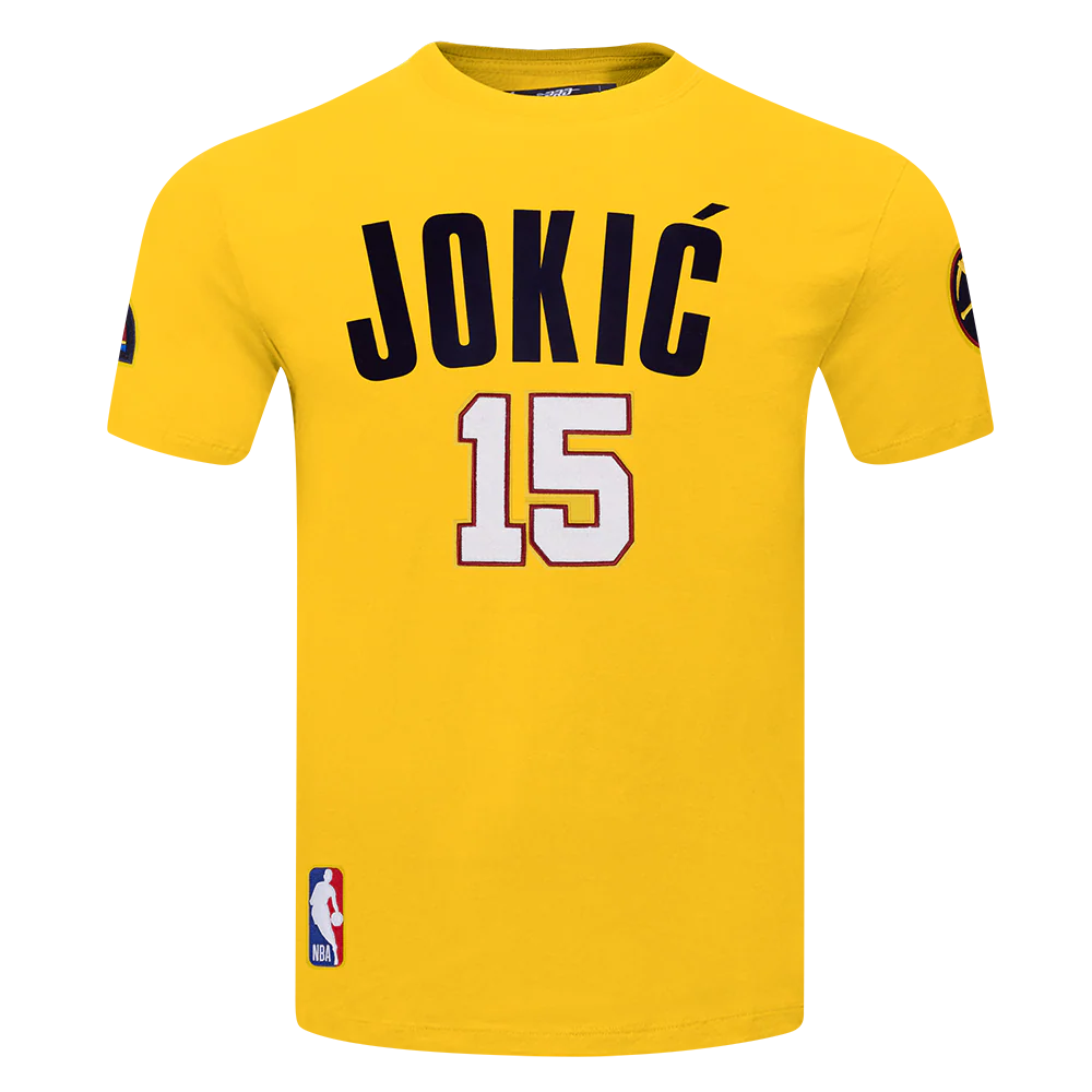 NBA DENVER NUGGETS NIKOLA JOKIC #15 CLASSIC PNN MEN'S SJ TAPING TEE