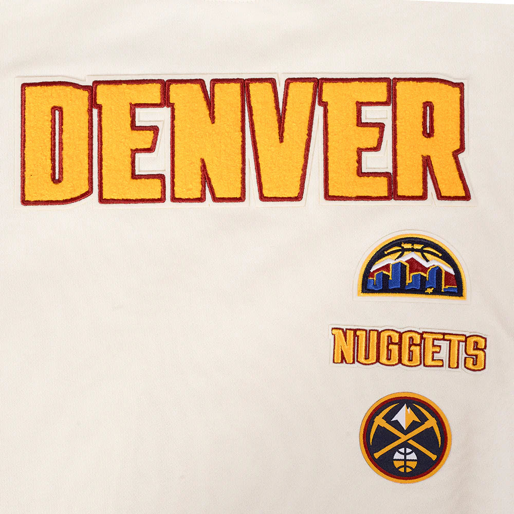 NBA DENVER NUGGETS RETRO CLASSIC WOMEN'S RIB CREWNECK