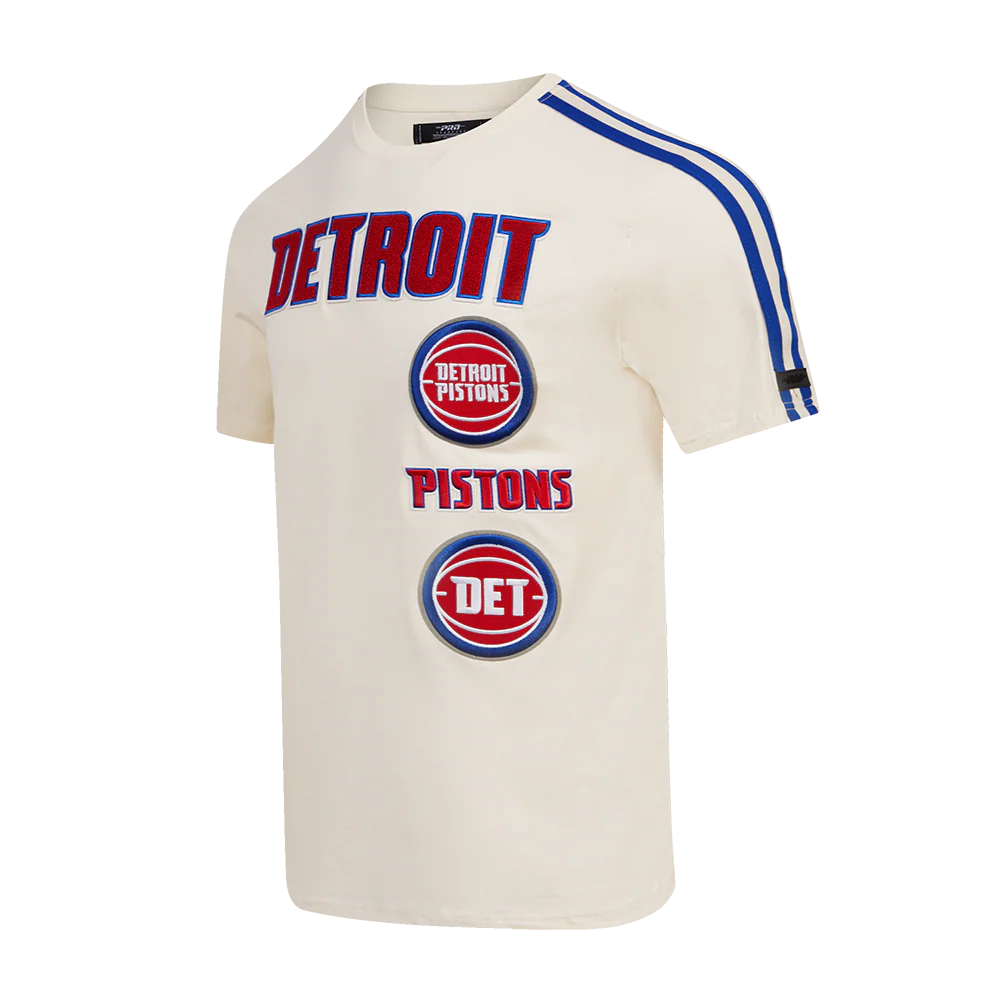 NBA DETROIT PISTONS RETRO CLASSIC MEN'S STRIPED TEE