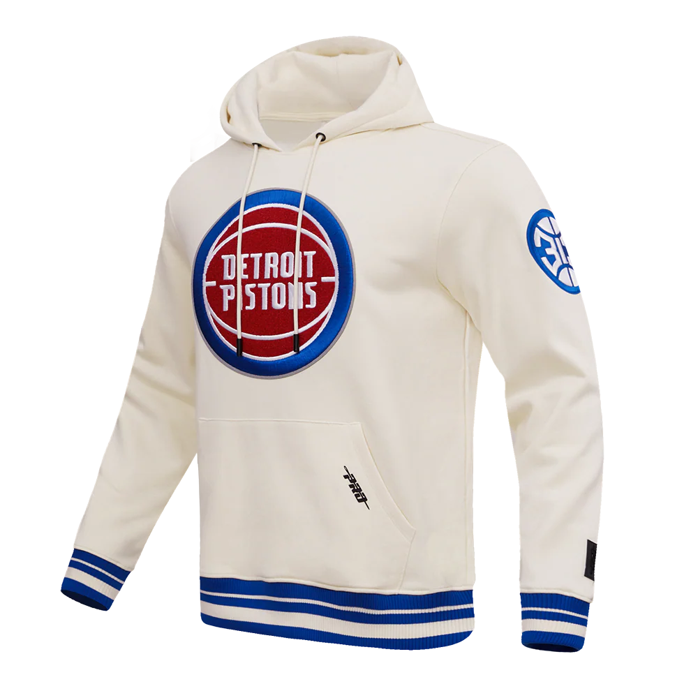 NBA DETROIT PISTONS RETRO CLASSIC MEN'S PULLOVER HOODIE