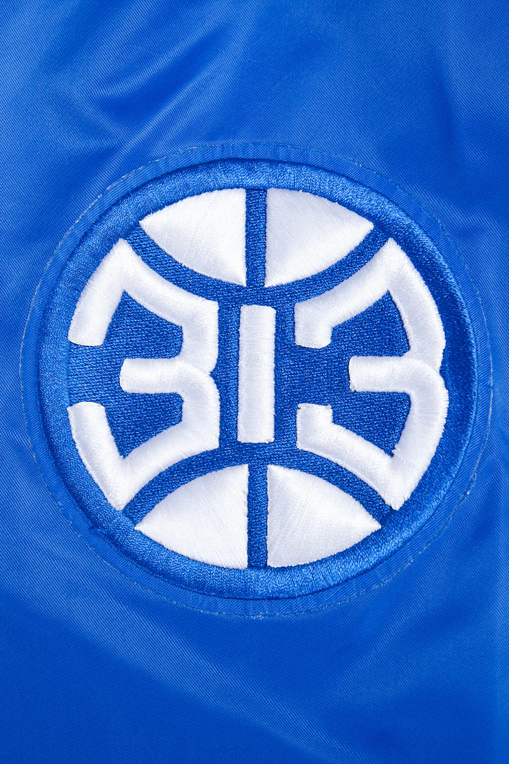 NBA DETROIT PISTONS RETRO CLASSIC MEN'S RIB SATIN JACKET