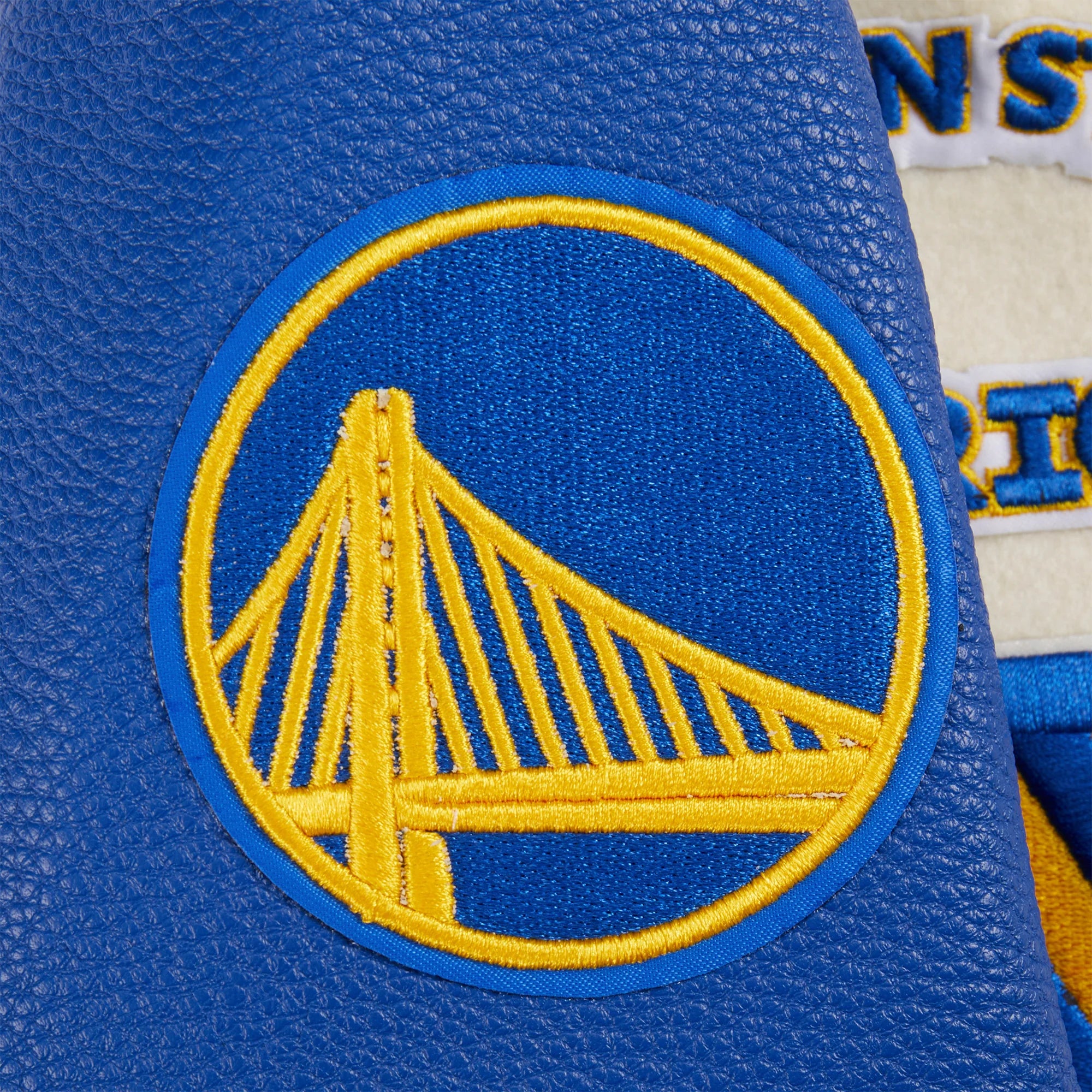 NBA GOLDEN STATE WARRIORS RETRO CLASSIC BIG BOYS RIB WOOL VARSITY JACKET