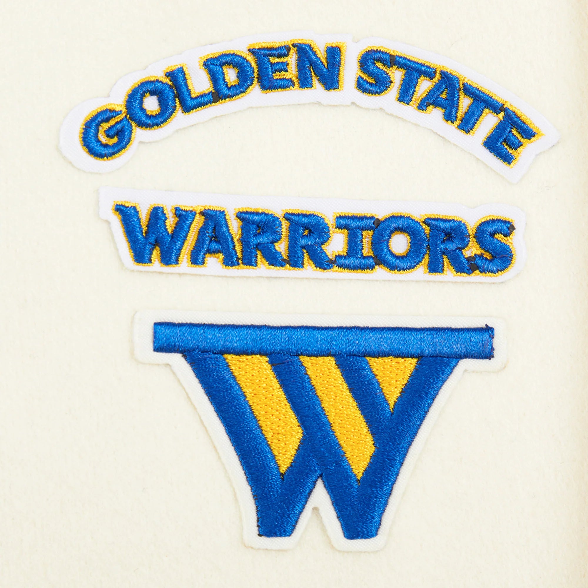 NBA GOLDEN STATE WARRIORS RETRO CLASSIC LITTLE BOYS RIB WOOL VARSITY JACKET