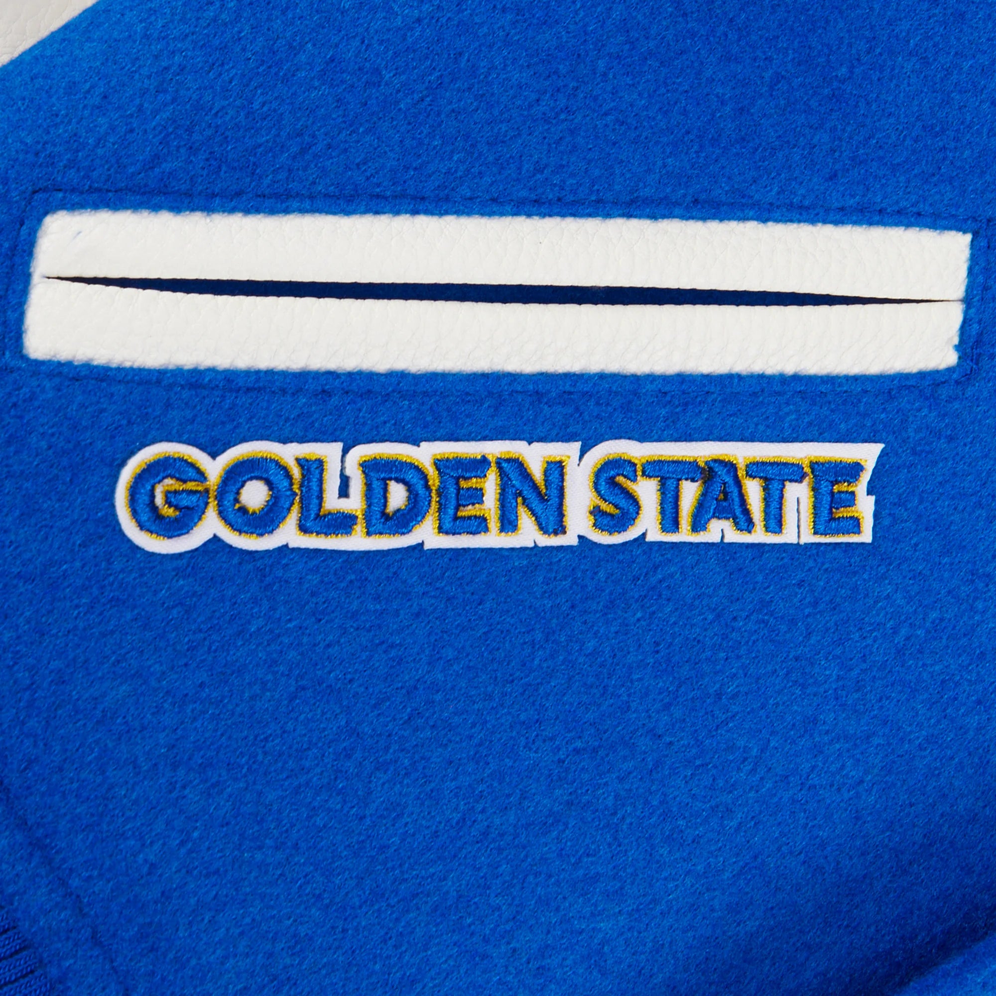 NBA GOLDEN STATE WARRIORS RETRO CLASSIC LITTLE BOYS RIB WOOL VARSITY JACKET