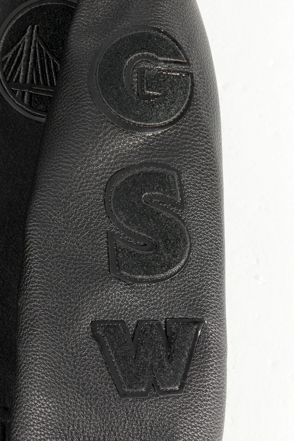 NBA GOLDEN STATE WARRIORS TRIPLE BLACK TODDLER BOYS WOOL VARSITY JACKET