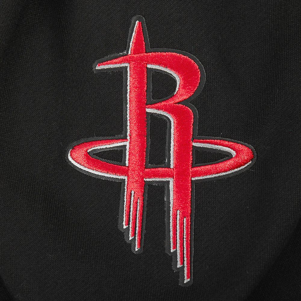 NBA HOUSTON ROCKETS WINGSPAN MEN'S DROP SHOULDER FLEECE PULLOVER HOODIE