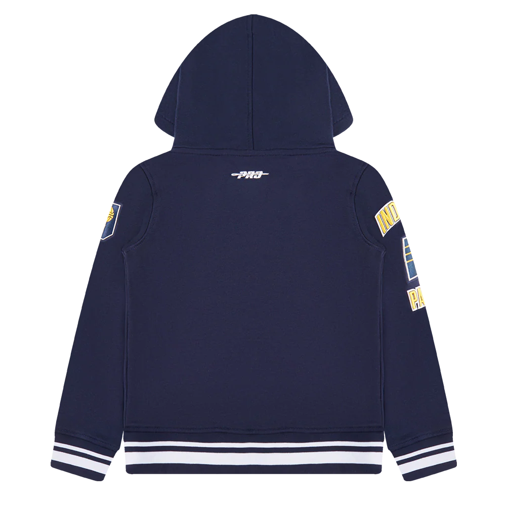 NBA INDIANA PACERS RETRO CLASSIC LITTLE BOYS RIB FLEECE PULLOVER HOODIE