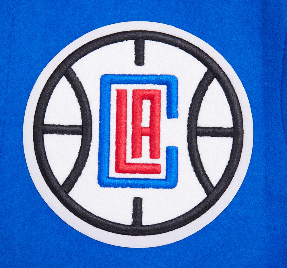 NBA LOS ANGELES CLIPPERS MASHUP MEN'S RIB WOOL VARSITY JACKET