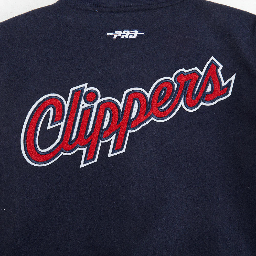 NBA LOS ANGELES CLIPPERS CLASSIC BIG BOYS WOOL VARSITY JACKET