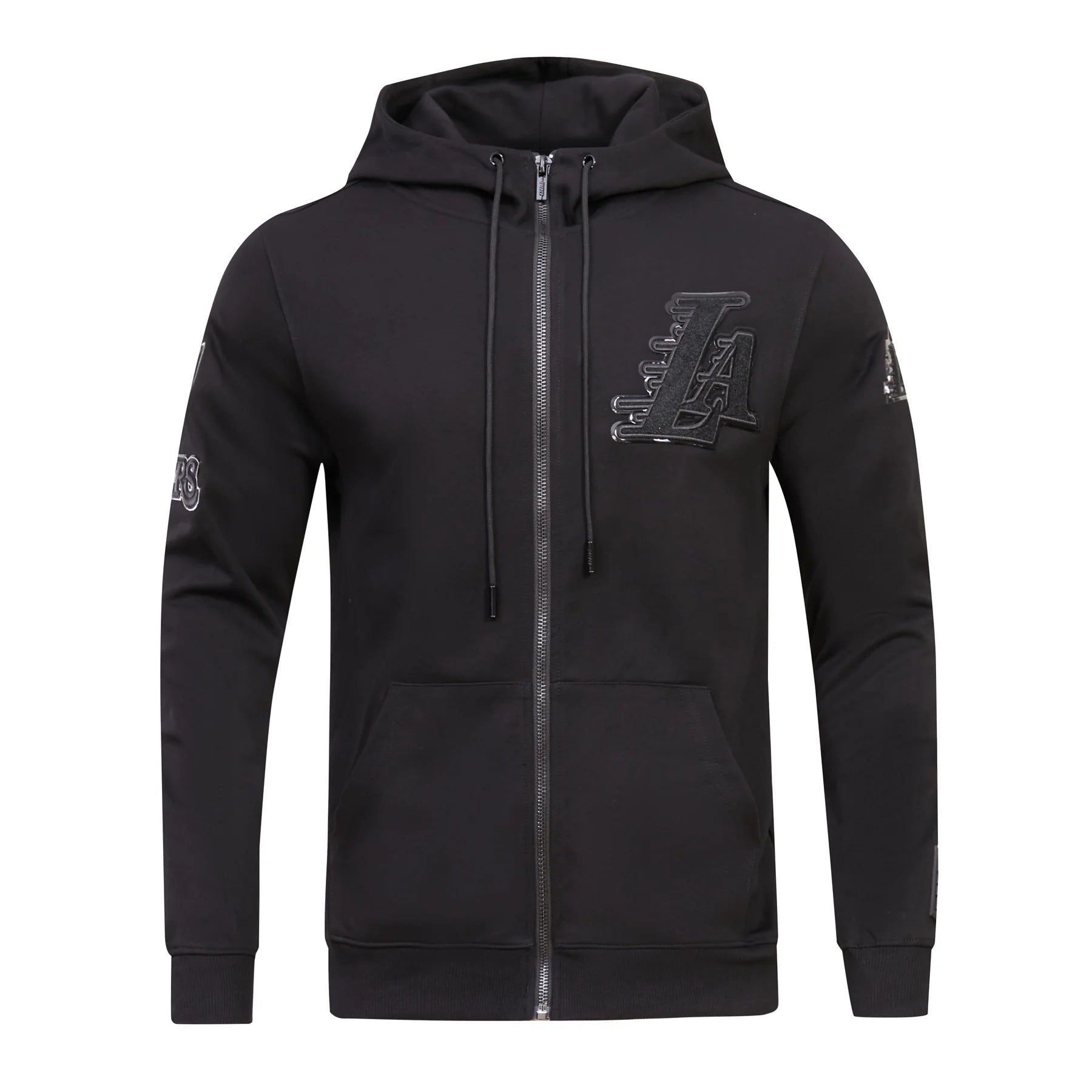NBA LOS ANGELES LAKERS TRIPLE BLACK ZIPPER HOODIE