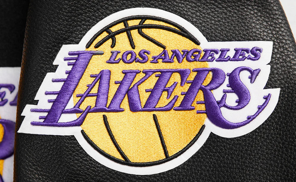 NBA LOS ANGELES LAKERS RETRO CLASSIC MEN'S RIB WOOL VARSITY JACKET