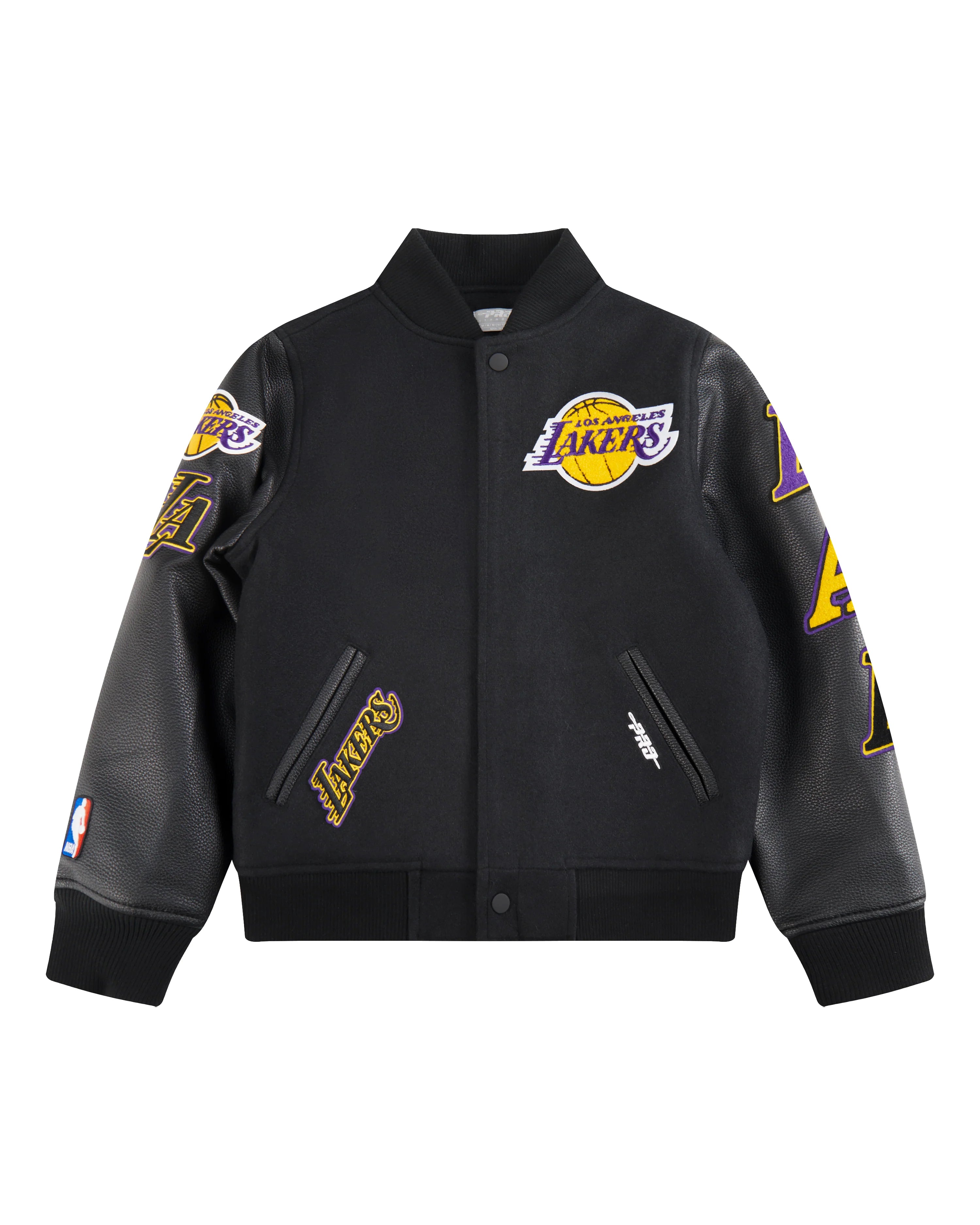 NBA LOS ANGELES LAKERS CLASSIC BIG BOYS WOOL VARSITY JACKET