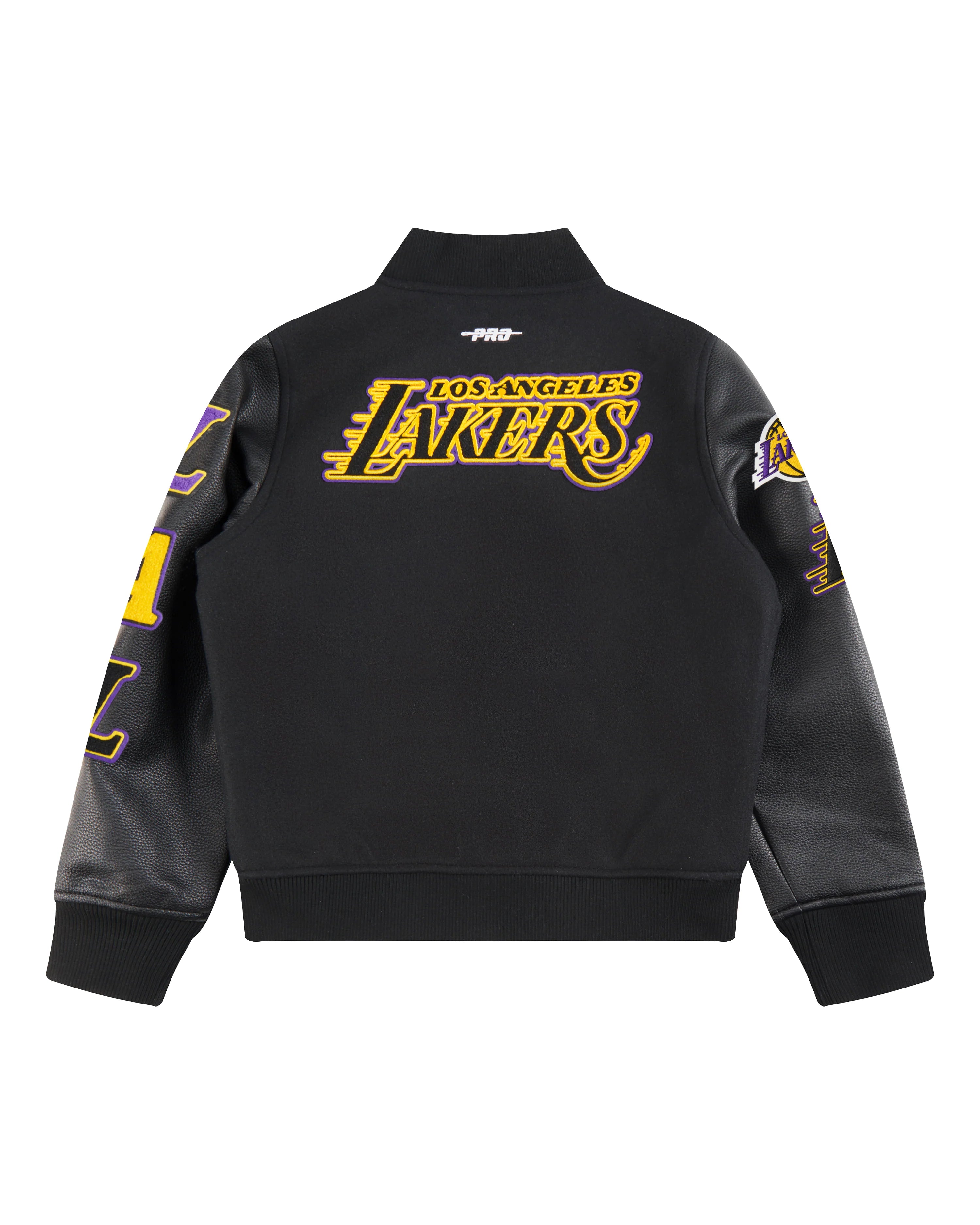 NBA LOS ANGELES LAKERS CLASSIC BIG BOYS WOOL VARSITY JACKET