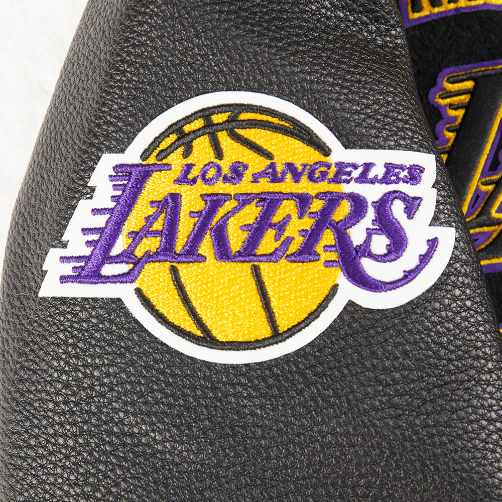 NBA LOS ANGELES LAKERS RETRO CLASSIC BIG BOYS RIB WOOL VARSITY JACKET