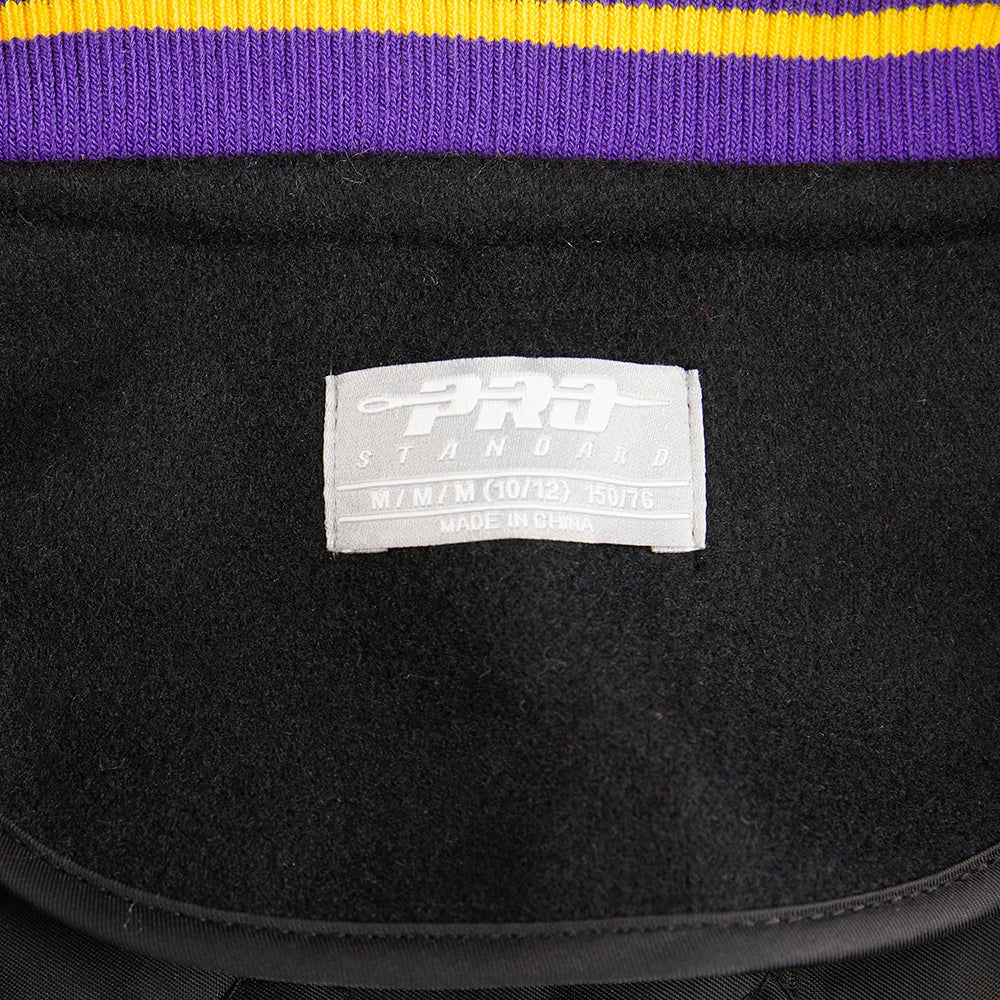 NBA LOS ANGELES LAKERS RETRO CLASSIC BIG BOYS RIB WOOL VARSITY JACKET